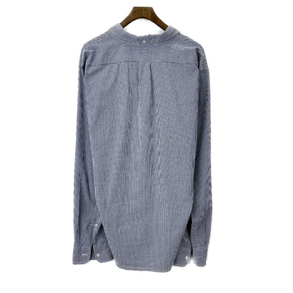 J. CREW SLIM FIT Gingham Blue Shirt Size L - Picture 2 of 6